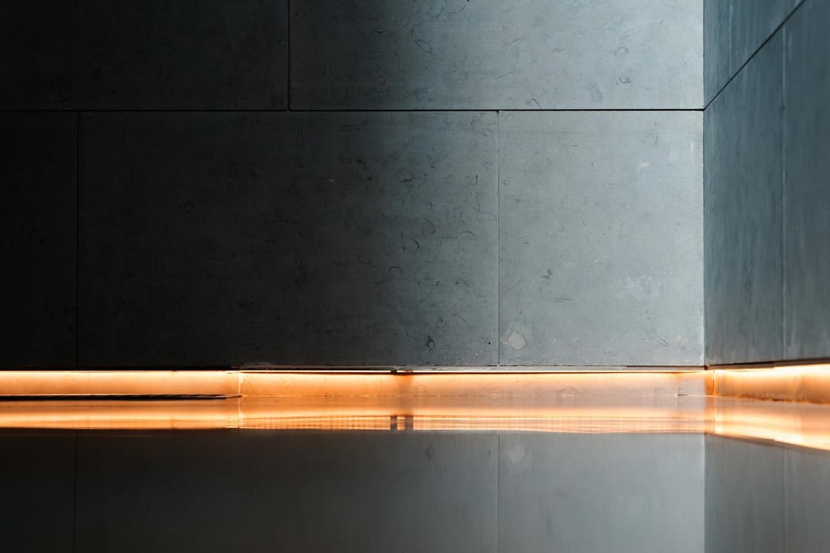 Illustrative example of a polished interior floor coating showing the kind of finish polyaspartic and epoxy systems produce
